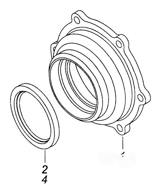 купить Крышка переднего подшипника привода переднего моста коробки  65111