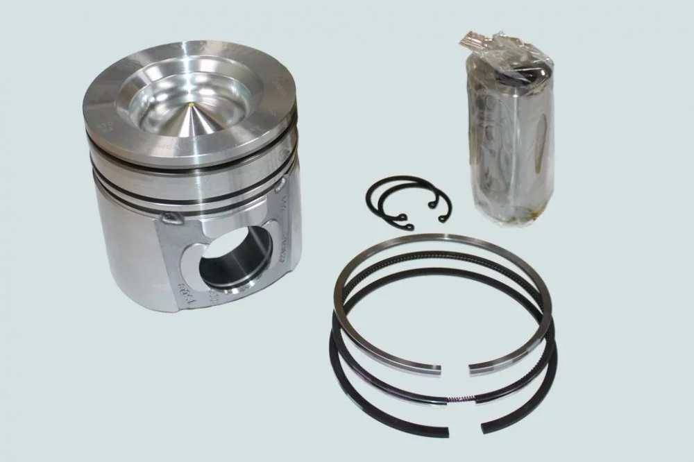 фото ремкомплект поршневой стандарт е4/5 (к-т поршневых колец +2 стопор. кольца+палец) (isbe) 4376347 4955520 